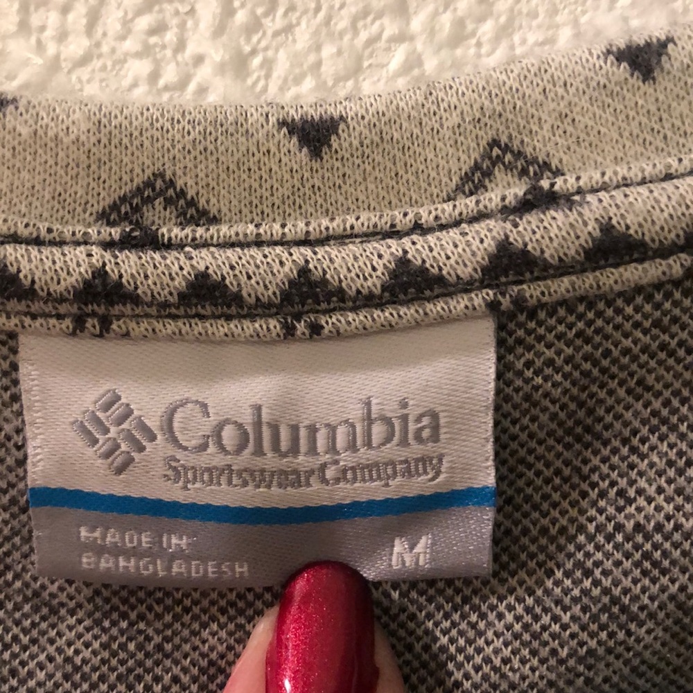 Columbia Fair isle heavy knit Henley - Picture 2 of 6